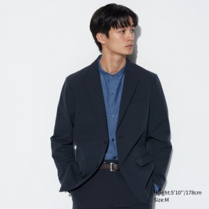 Blejzre Uniqlo AirSense Jacket (Bavlnene Like) (Ultra Light Jacket) Damske Námornícka Modrá Slovensko | U171656