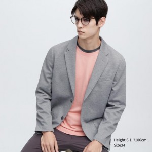 Blejzre Uniqlo Pohodlie Jacket Panske Siva Slovensko | V861129