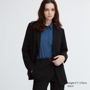 Blejzre Uniqlo Tailored Jacket Damske Čierne Slovensko | M439095