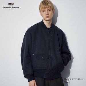 Blouson Uniqlo PUFFTECH Kratke (HEATTECH) Damske Námornícka Modrá Slovensko | H709798