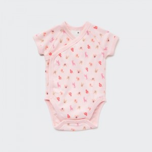 Body Uniqlo Joy of Print Kratke-Sleeve (Animals) (Open Front) Pre Babatka Ruzove Slovensko | Z903279