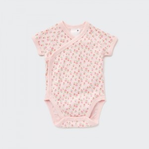 Body Uniqlo Joy of Print Kratke-Sleeve (Flower) Pre Babatka Ruzove Slovensko | R565717