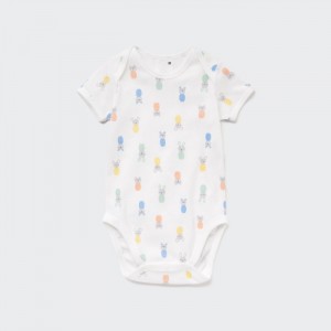 Body Uniqlo Joy of Print Kratke Sleeve Pre Babatka Biele Slovensko | P315446