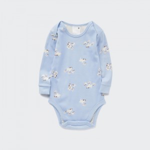 Body Uniqlo Joy of Print Long-Sleeve (Dog) Pre Babatka Modre Slovensko | A331385