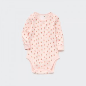Body Uniqlo Joy of Print Long-Sleeve (Heart) Pre Babatka Ruzove Slovensko | P247771