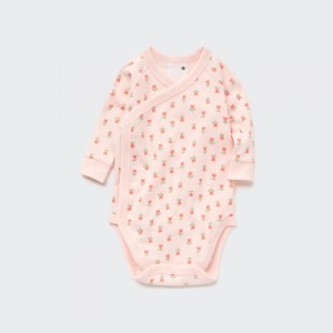 Body Uniqlo Joy of Print Long-Sleeve (Heart) (Open Front) Pre Babatka Ruzove Slovensko | N625196