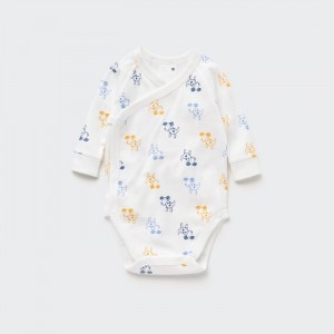 Body Uniqlo Joy of Print Long Sleeve Pre Babatka Biele Slovensko | B422911