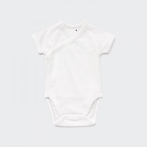 Body Uniqlo Kratke-Sleeve (Open Front) Pre Babatka Biele Slovensko | T861533