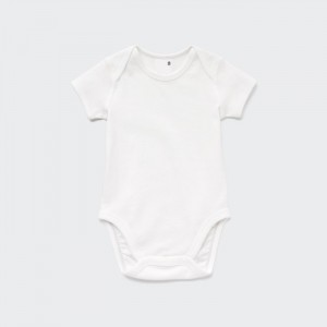 Body Uniqlo Kratke-Sleeve Pre Babatka Biele Slovensko | W757486