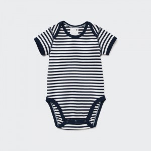 Body Uniqlo Kratke-Sleeve Pre Babatka Námornícka Modrá Slovensko | H572812