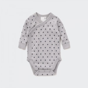 Body Uniqlo Long-Sleeve (Open Front) Pre Babatka Siva Slovensko | W972659