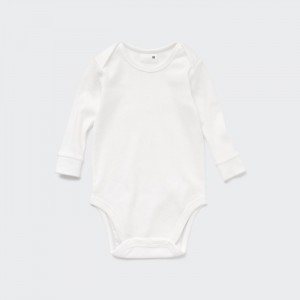 Body Uniqlo Long-Sleeve Pre Babatka Biele Slovensko | Q157288