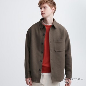 Bundy Uniqlo Overshirt Damske Hnede Slovensko | Z844499
