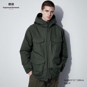 Bundy Uniqlo PUFFTECH Utility (HEATTECH) Damske Olivovo Zelená Slovensko | W472990