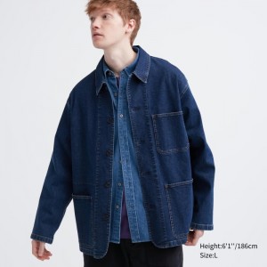 Bundy Uniqlo Utility (Denim) Panske Modre Slovensko | B734787