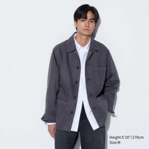 Bundy Uniqlo Utility Panske Siva Slovensko | E017511