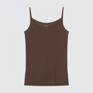 Camisole Uniqlo AIRism Damske Hnede Slovensko | M957582