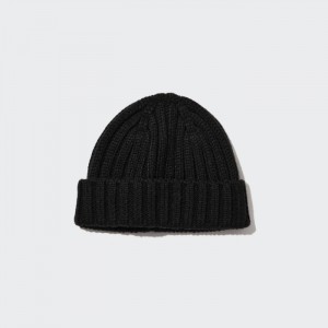 Caps Uniqlo HEATTECH Pletené Detske Čierne Slovensko | S957686