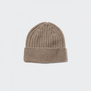 Ciapka Uniqlo HEATTECH Rebrovaný Damske Béžové Slovensko | N424134