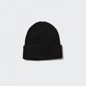 Ciapka Uniqlo HEATTECH Rebrovaný Damske Čierne Slovensko | T598926