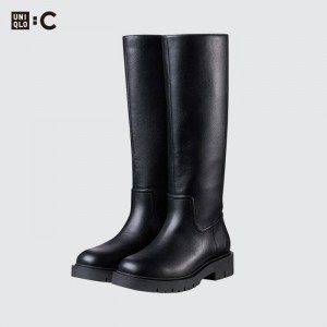 Cizmy Uniqlo Comfeel Touch Long Damske Čierne Slovensko | B106603