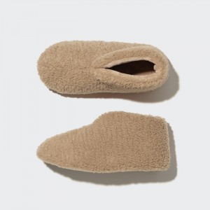 Cizmy Uniqlo Fleece Room Shoes Faux Shearling Fleece Damske Béžové Slovensko | A976442