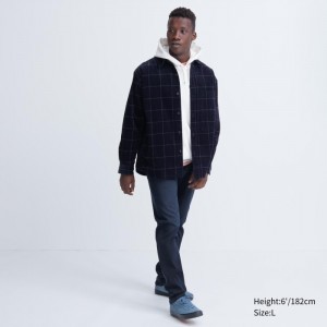 Džínsy Uniqlo EZY Ultra Stretch Panske Modre Slovensko | Y075553