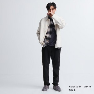 Džínsy Uniqlo EZY Ultra Stretch Panske Čierne Slovensko | T268853