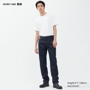 Džínsy Uniqlo Klasické Cut Panske Modre Slovensko | M062262