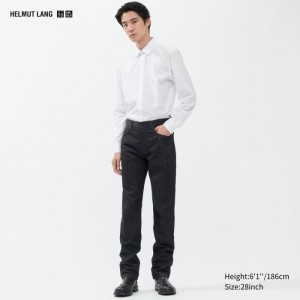 Džínsy Uniqlo Klasické Cut Panske Čierne Slovensko | Y201928