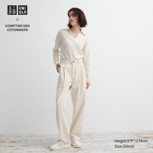 Džínsy Uniqlo Peg Damske Natural Slovensko | Z746483