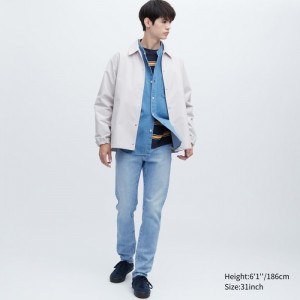 Džínsy Uniqlo Slim-Fit Panske Modre Slovensko | I091231