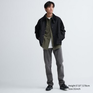 Džínsy Uniqlo Slim-Fit Panske Siva Slovensko | Z338976