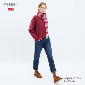 Džínsy Uniqlo Slim Rovno Damske Modre Slovensko | I293981