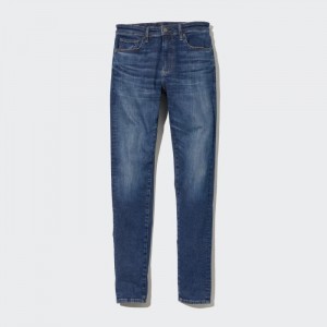 Džínsy Uniqlo Ultra Stretch Vychudnutý-Fit Panske Modre Slovensko | M287689