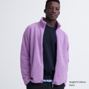 Flísové Bundy Uniqlo Full-Zip Panske Nachový Slovensko | P462260