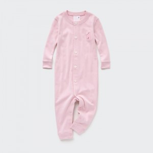 Jeden kus a súpravy Uniqlo Long-Sleeve Outfit Pre Babatka Ruzove Slovensko | W018853