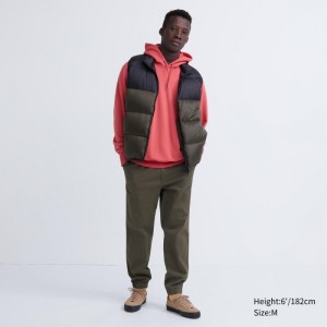Jogger Nohavice Uniqlo Bavlnene Relaxed Jogger Panske Olivovo Zelená Slovensko | B055498