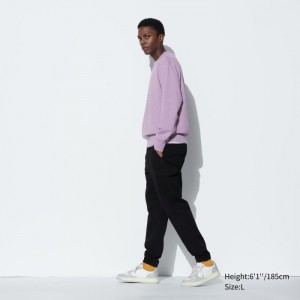 Jogger Nohavice Uniqlo Cargo Jogger Panske Čierne Slovensko | S989040