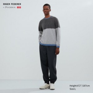Jogger Nohavice Uniqlo Nylon Jogger Panske Čierne Slovensko | P287820