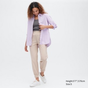 Jogger Nohavice Uniqlo Ultra Stretch AIRism Jogger Damske Natural Slovensko | Z073575