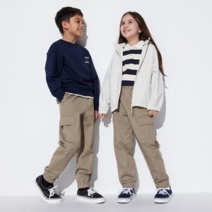 Jogger Nohavice Uniqlo Ultra Stretch Cargo Jogger Detske Béžové Slovensko | C051931