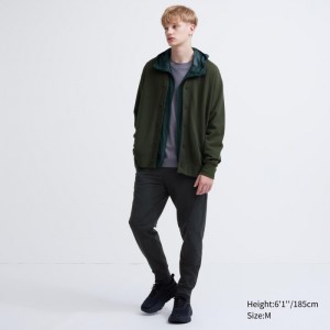 Jogger Nohavice Uniqlo Ultra Stretch DRY-EX Jogger Panske Čierne Slovensko | J508809