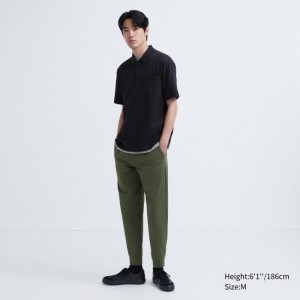 Jogger Nohavice Uniqlo Ultra Stretch DRY-EX Jogger Panske Olivovo Zelená Slovensko | B239301