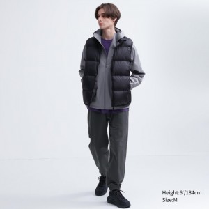 Jogger Nohavice Uniqlo Washed Jersey Jogger Panske Tmavo Siva Slovensko | F932624