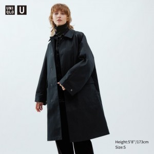 Kabáty Uniqlo Single Breasted Panske Čierne Slovensko | E984726