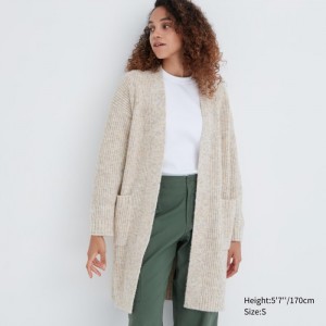 Kardigan Uniqlo Pletené Long Damske Natural Slovensko | J774793