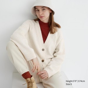 Kardigan Uniqlo Souffle Yarn Kratke Damske Biele Slovensko | X140882