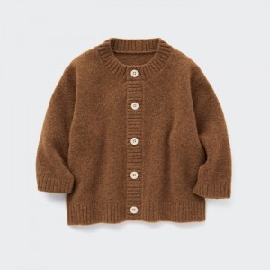 Kardigan Uniqlo Souffle Yarn Pre Babatka Hnede Slovensko | U363916