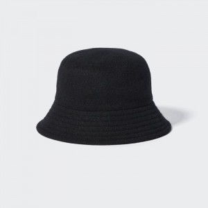 Klobuky Uniqlo Adjustable Vlna Bucket Damske Čierne Slovensko | C762317